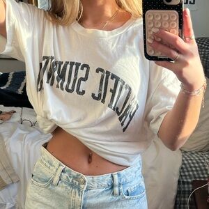Vintage Pacsun White Graphic Tee